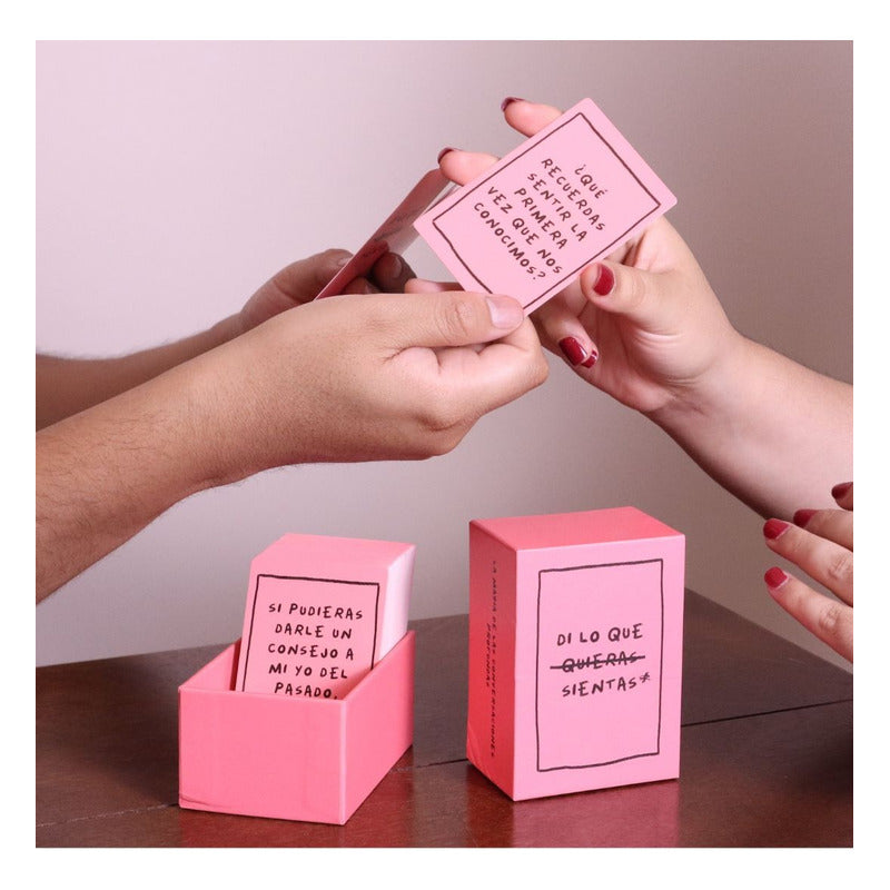 Juego Di lo que sientas - Conexiones profundas